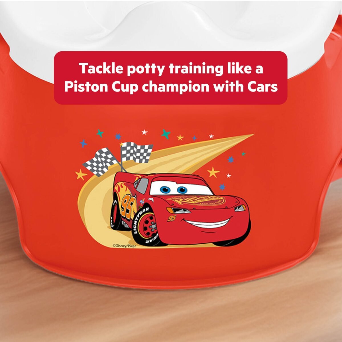 Bright Starts Disney Pixar Cars Full Comfort Baby Potty Training Seat - Image 7