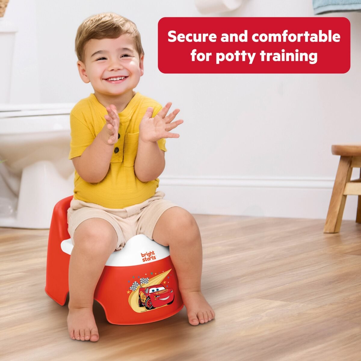 Bright Starts Disney Pixar Cars Full Comfort Baby Potty Training Seat - Image 3