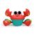 Bright Starts Rockin' Crawling Crab Interactive Baby Toy with Music & Dancing – Red