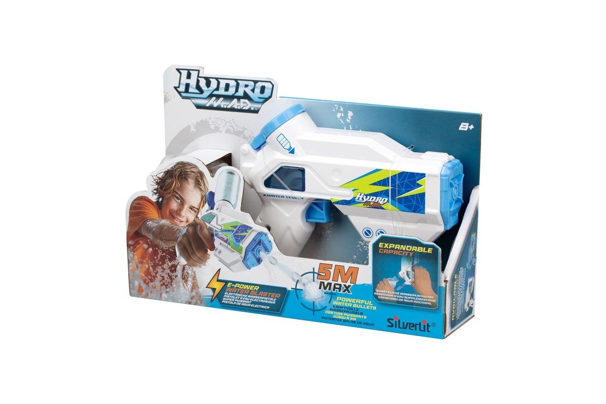 3-97488c0514-67dcbb5d727e9.jpg Hydro Mad Mini LED Water Blaster – White - Image 1