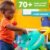 Bright Starts Stroll 'n Roll 2-in-1 Ball Play Walker – Elephant Baby Push Walker & Activity Toy - Image 3