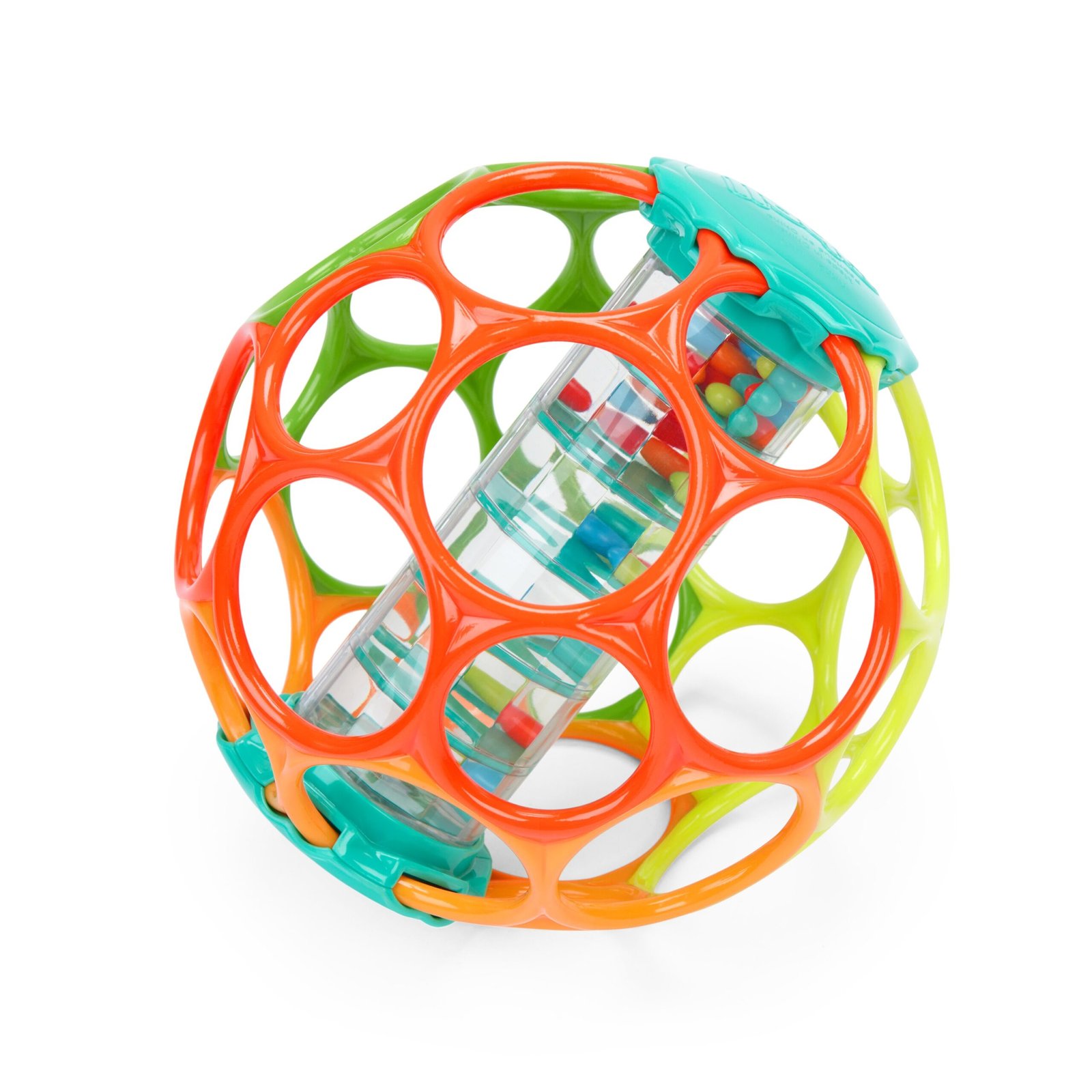 3d3360c62c8647e6ce990e1efe7fa7e091d61e2a.jpg Bright Starts Oball Rainstick Baby Rattle Toy with Colorful Beads - Image 1