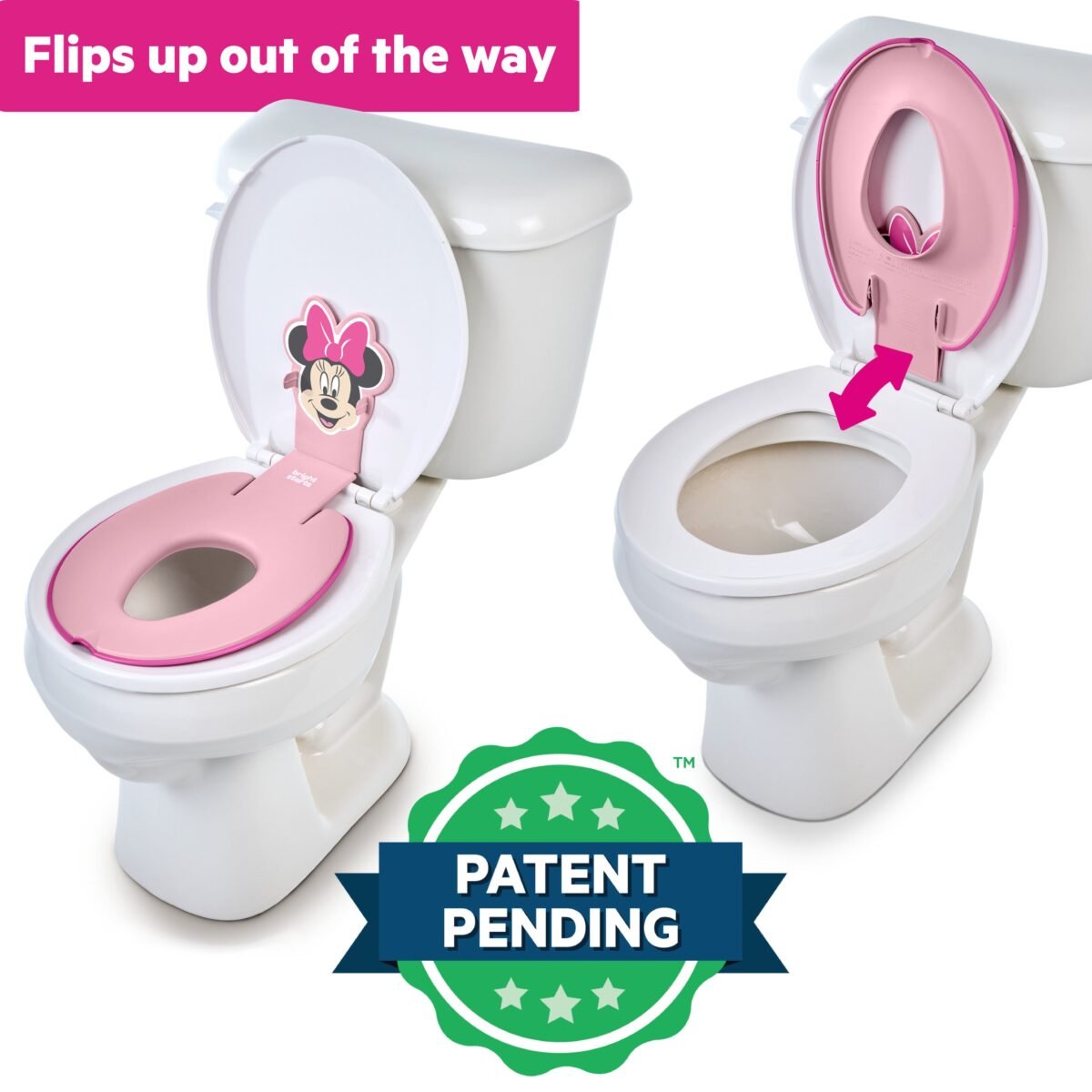 Bright Starts Disney Minnie Mouse Flip & Sit Potty Training Seat - Image 6