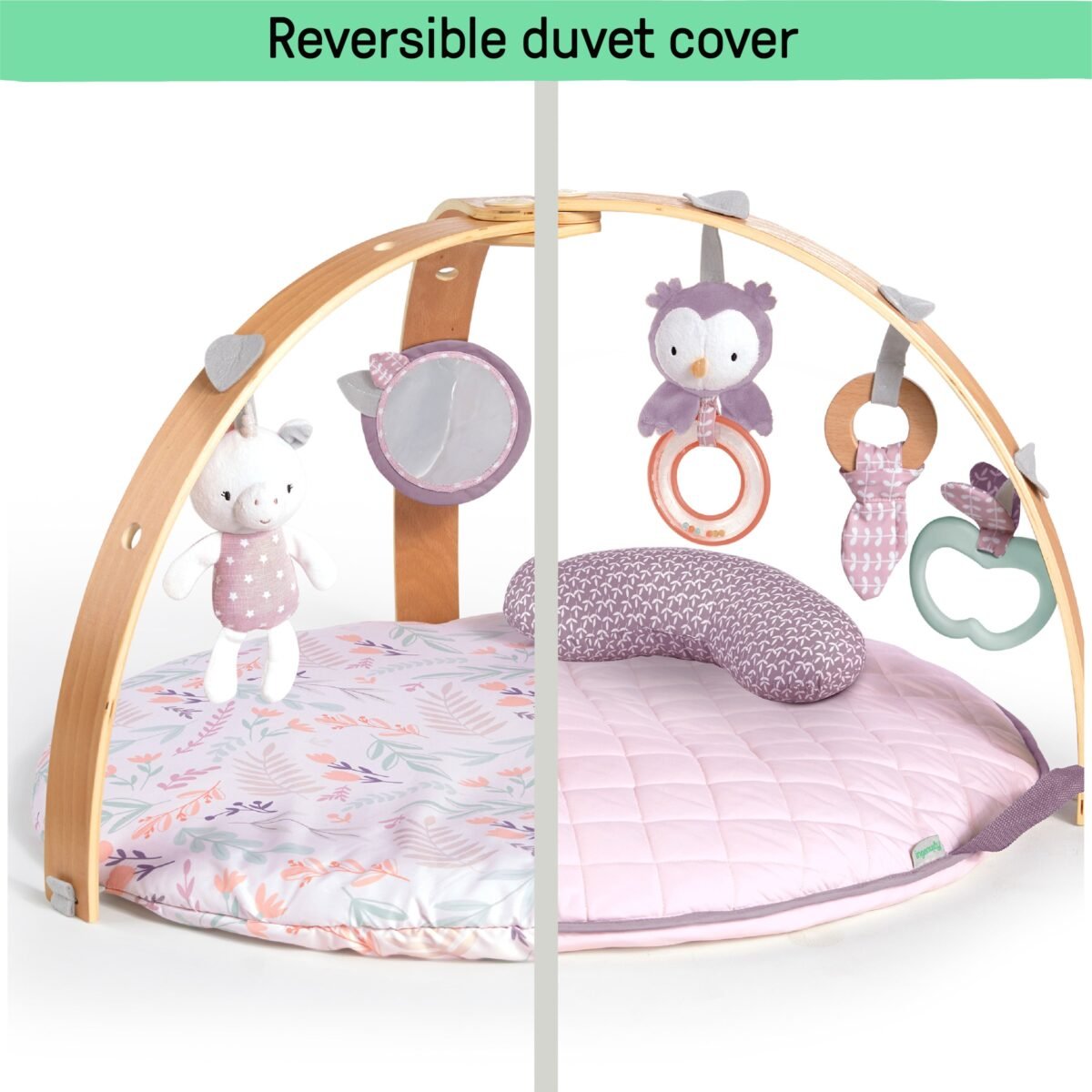 Ingenuity Cozy Spot Duvet Activity Gym - Calla - Image 3
