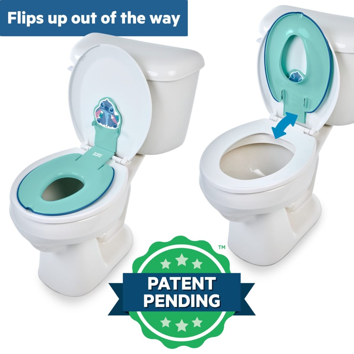 Bright Starts Disney Stitch Flip & Sit Potty Training Seat - Image 5