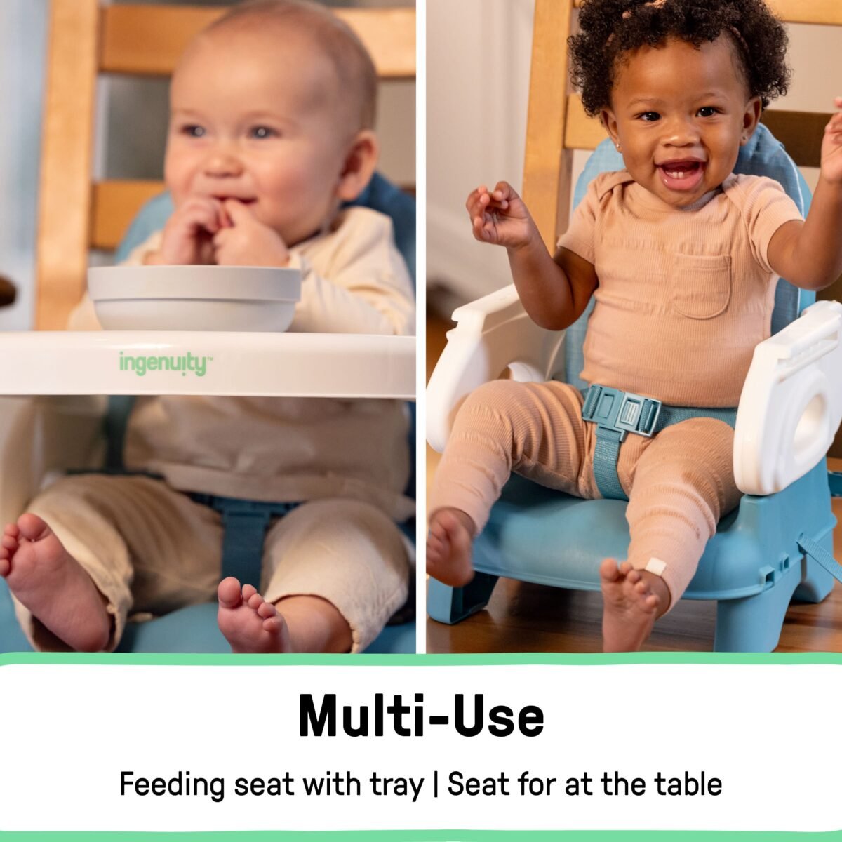 Ingenuity Comfort Folding Booster Seat - Teal - Image 6