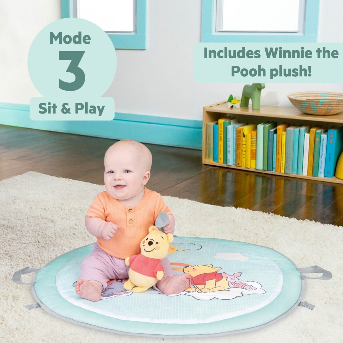 Bright Starts Disney Winnie the Pooh Hunny Hangout Baby Activity Gym - Image 3