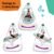 Baby Einstein Ocean Explorers Compact Vibrating Baby Swing – Grey | Soothing Musical Infant Swing | Ages 0–9 Months - Image 4