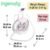 Ingenuity SimpleComfort Multi-Direction Compact Vibrating Baby Swing - Cassidy - Image 4