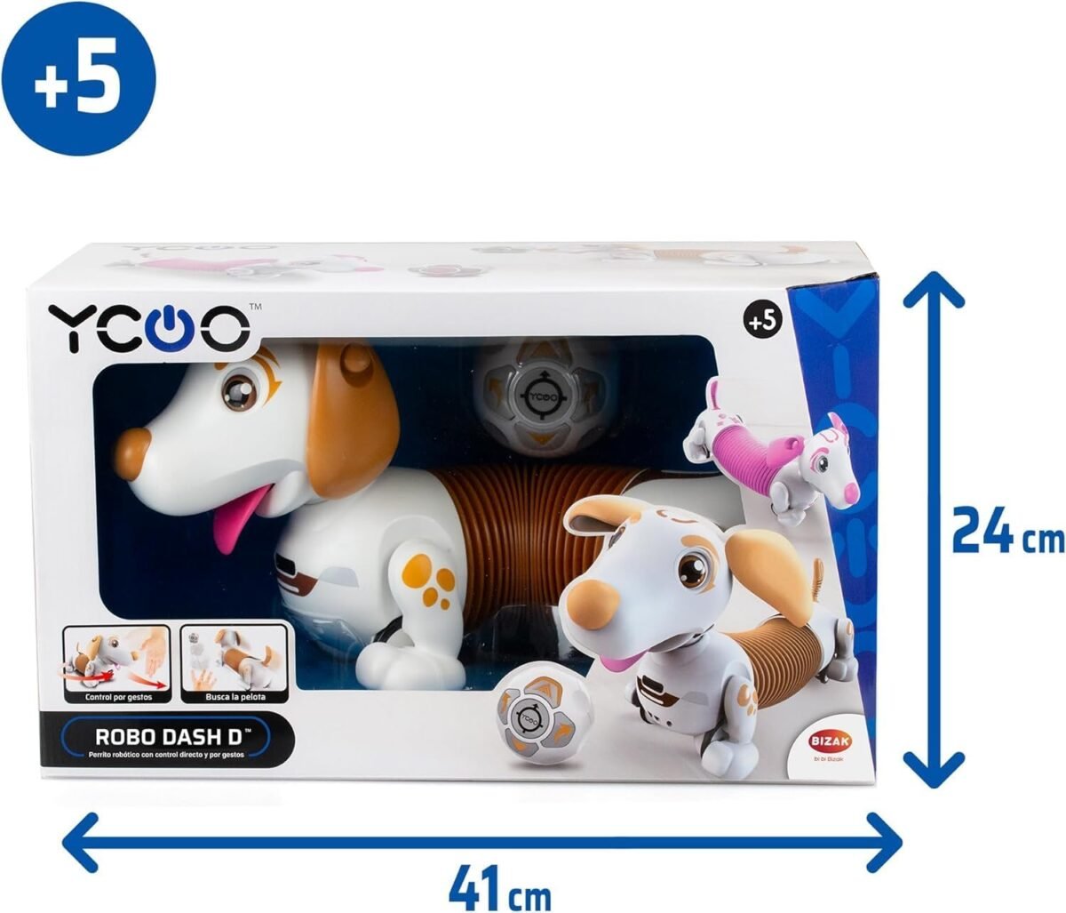 Silverlit Robo Dash Interactive Robot Dog – Brown - Image 3