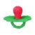 Bright Starts Raspberry Silicone Baby Teether for Soothing Sore Gums