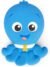 Baby Einstein Soothing Opus Natural Rubber Teether Toy | Multisensory Baby Teether for Early Development | Ages 3+ Months