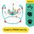 Baby Einstein Farm Explorers Jump & Learn Barnyard 2-in-1 Activity Jumper | Interactive Baby Learning Center | Ages 6–12 Months - Image 2