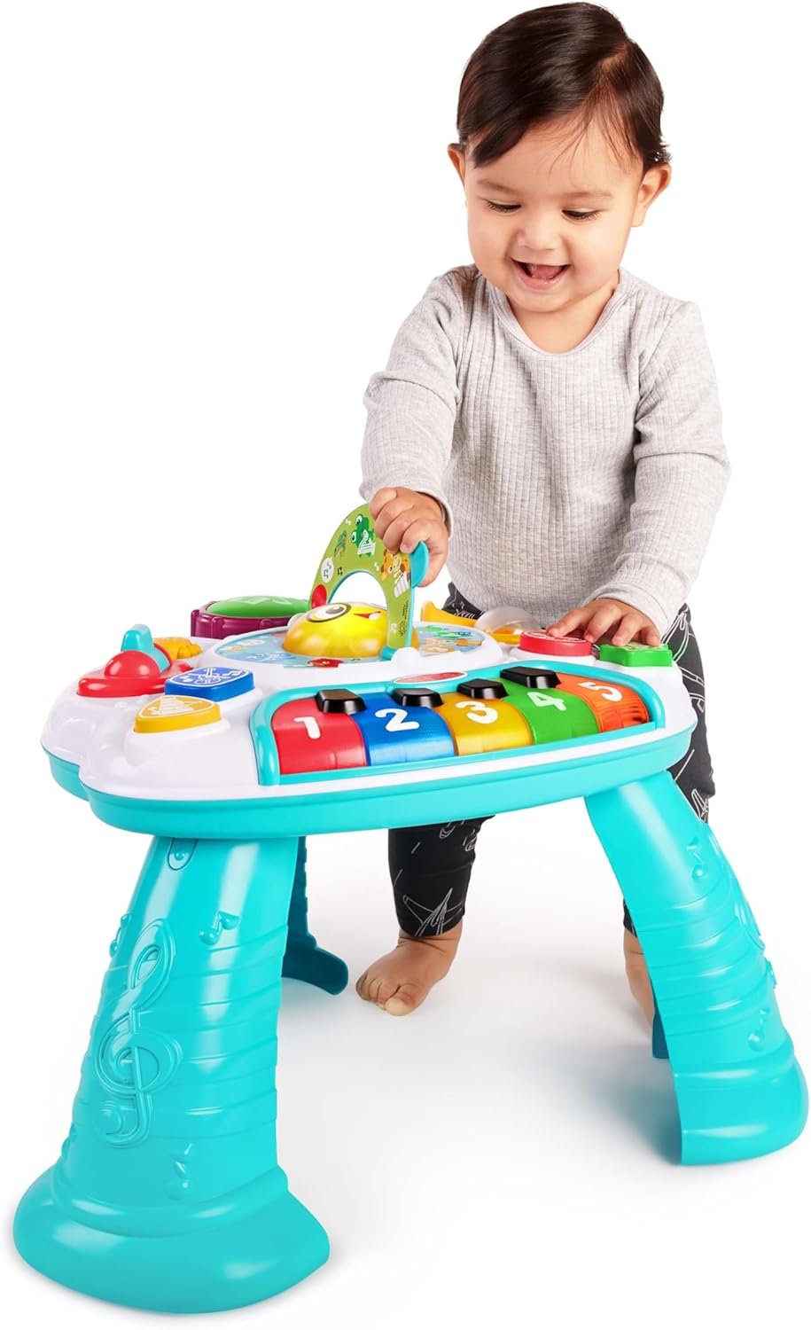 71IqG5vE6lL._AC_SL1500_ Baby Einstein Discovering Music Activity Table | Interactive Musical Learning Table for Toddlers | Ages 6+ Months - Image 1