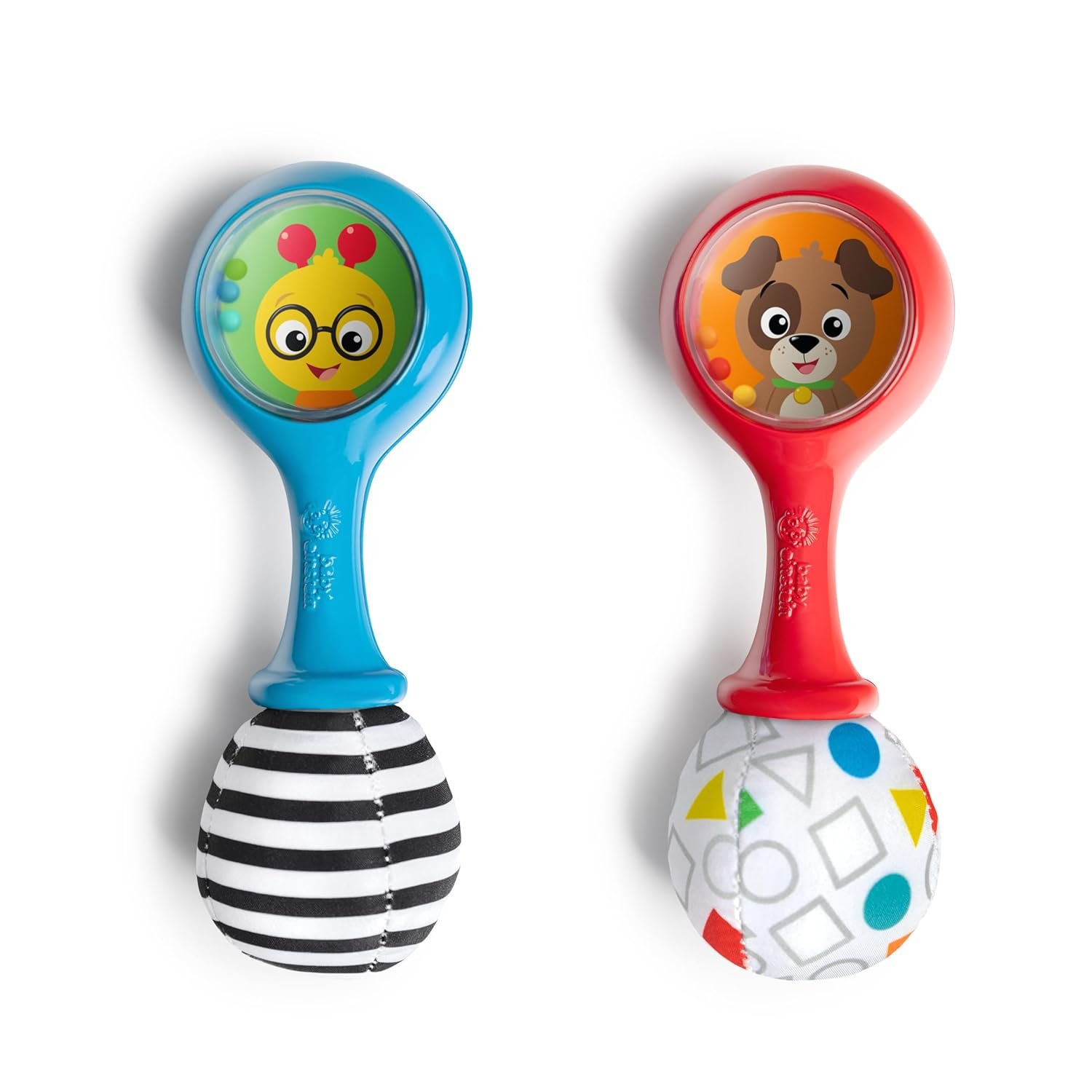 71JORsN2QiL._SL1500_.jpg Baby Einstein Shake & Groove Toy Maracas | Musical Sensory Rattle Set for Babies & Toddlers | Ages 3+ Months - Image 1