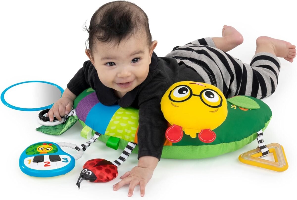 Baby Einstein Cal-a-Pillow Multisensory Tummy Time Activity Pillow | Developmental Baby Support Pillow | Ages 0+ Months - Image 7