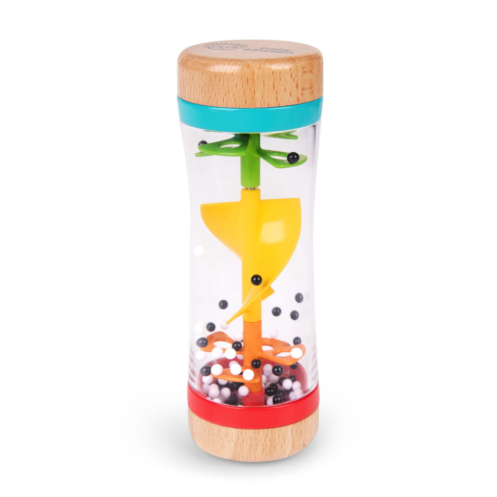 72ed07575a707f08a0adf20135e125952a477061.jpg Baby Einstein Rolling Rainmaker Rain Stick Shaker Toy | Musical Sensory Rattle for Babies | Ages 3+ Months - Image 1