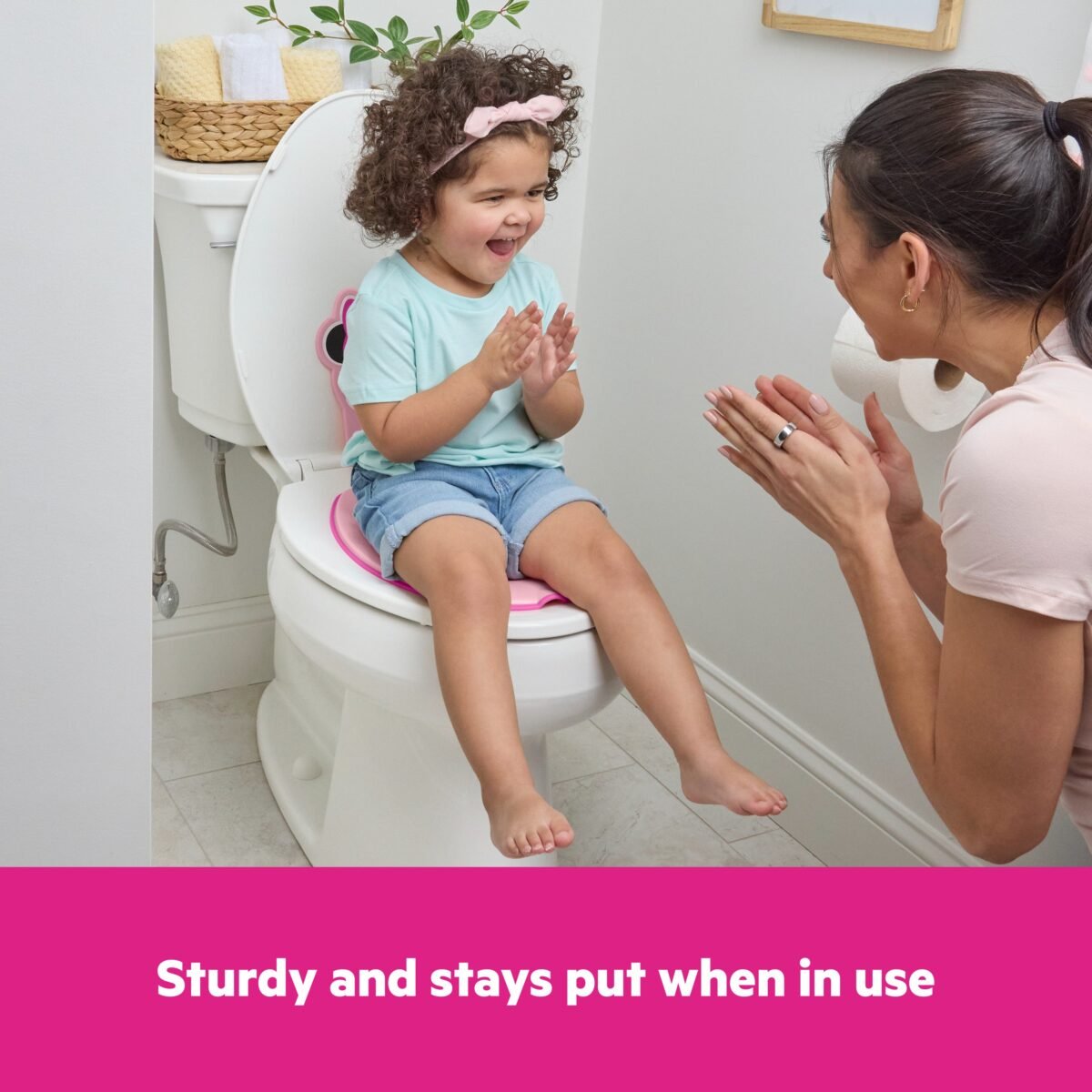 Bright Starts Disney Minnie Mouse Flip & Sit Potty Training Seat - Image 4