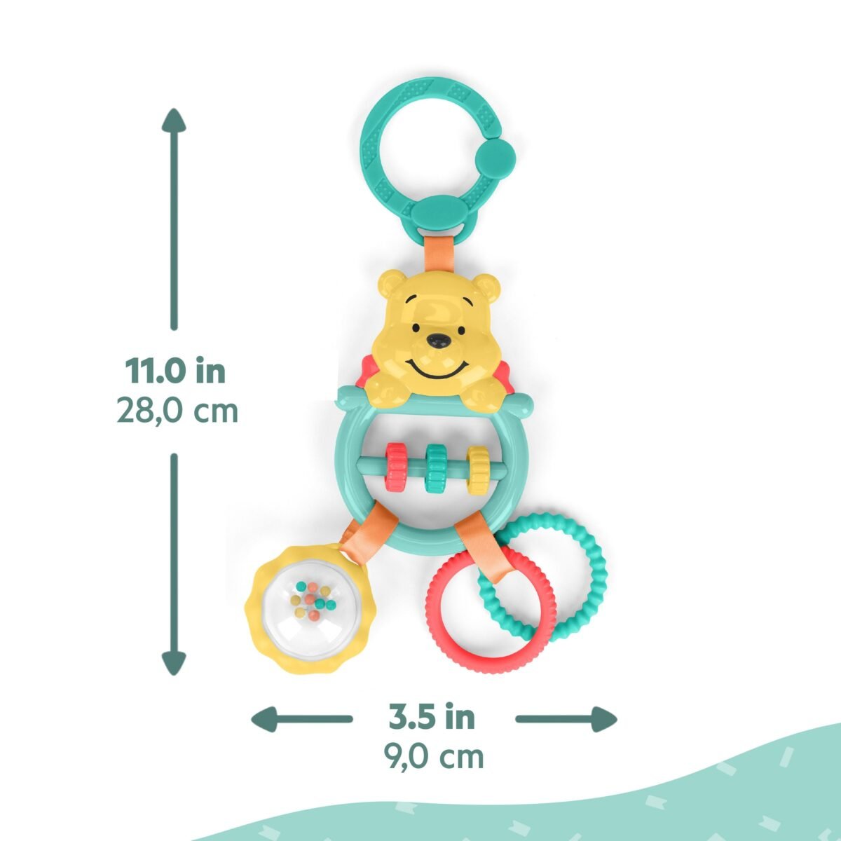 Bright Starts Disney Winnie the Pooh Busy Bear Baby Activity Toy - Image 4