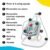 Baby Einstein Ocean Explorers Kick to It 4-in-1 Musical Swing & Rocker with Piano Toy | Ages 0–9 Months - Image 5