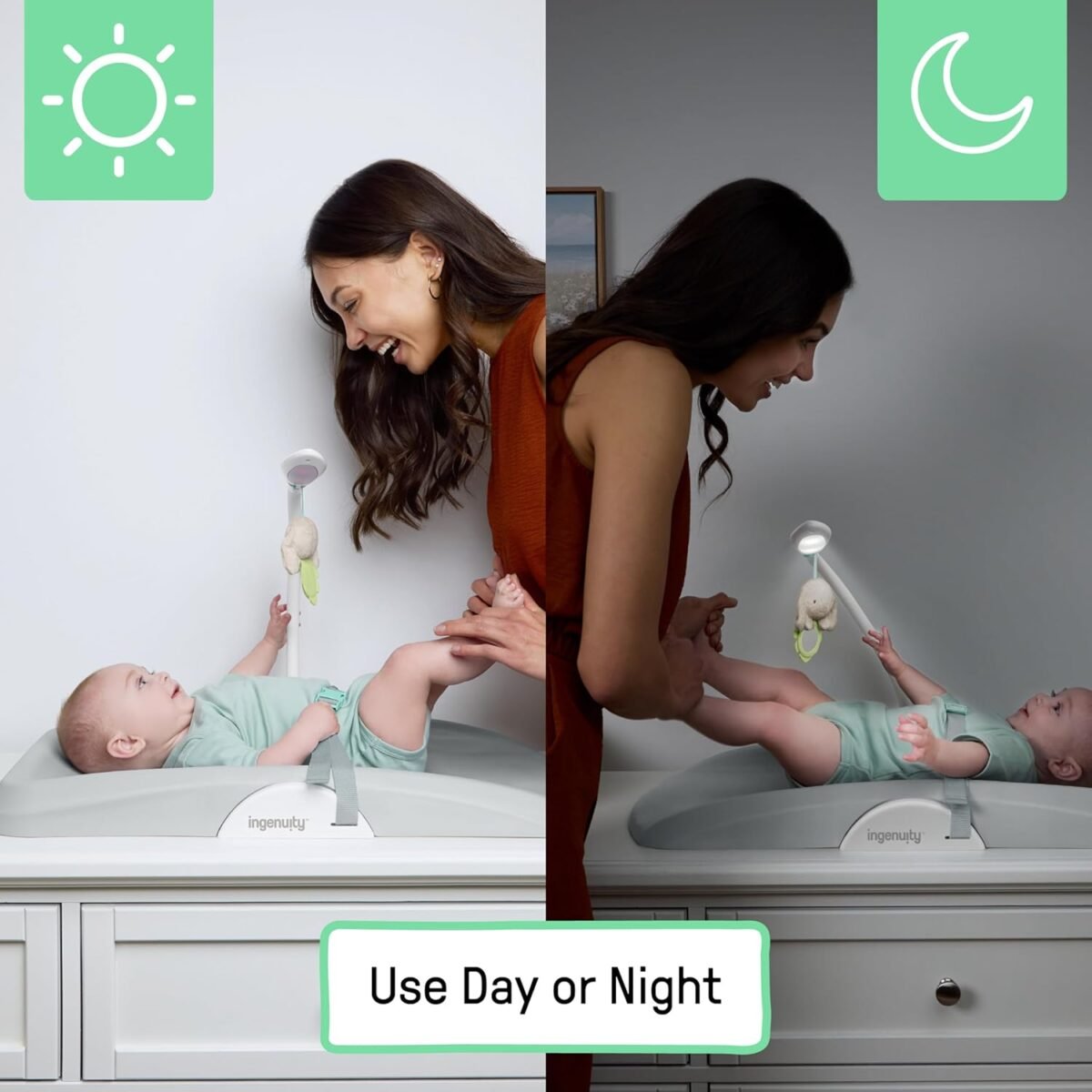 Ingenuity Day & Night Sylvi Baby Changing Pad - Image 5