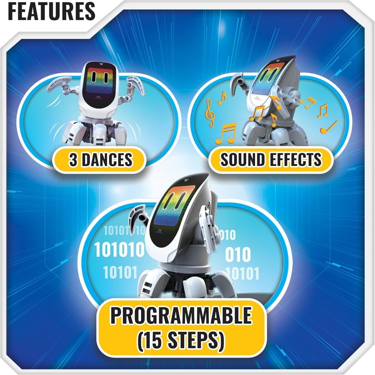 Silverlit Robo Beats 2 Interactive Dancing Robot with LED Eyes - Image 6