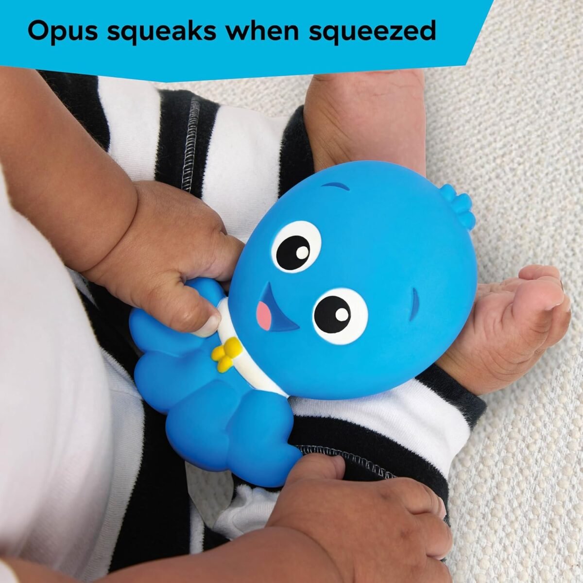Baby Einstein Soothing Opus Natural Rubber Teether Toy | Multisensory Baby Teether for Early Development | Ages 3+ Months - Image 4