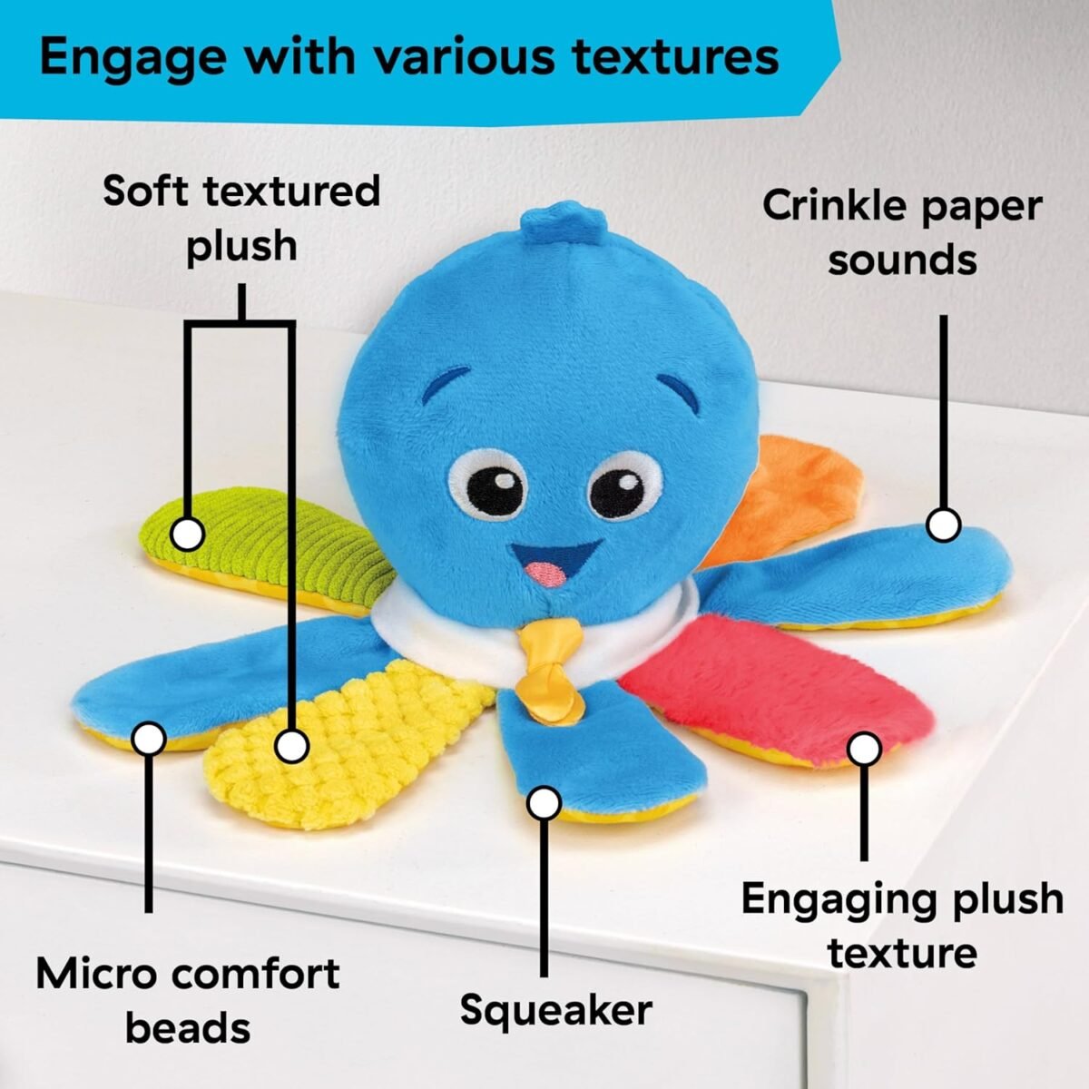 Baby Einstein Take Along Opus Soother | Multisensory Musical Comfort Toy for Babies | Ages 0+ Months - Image 6