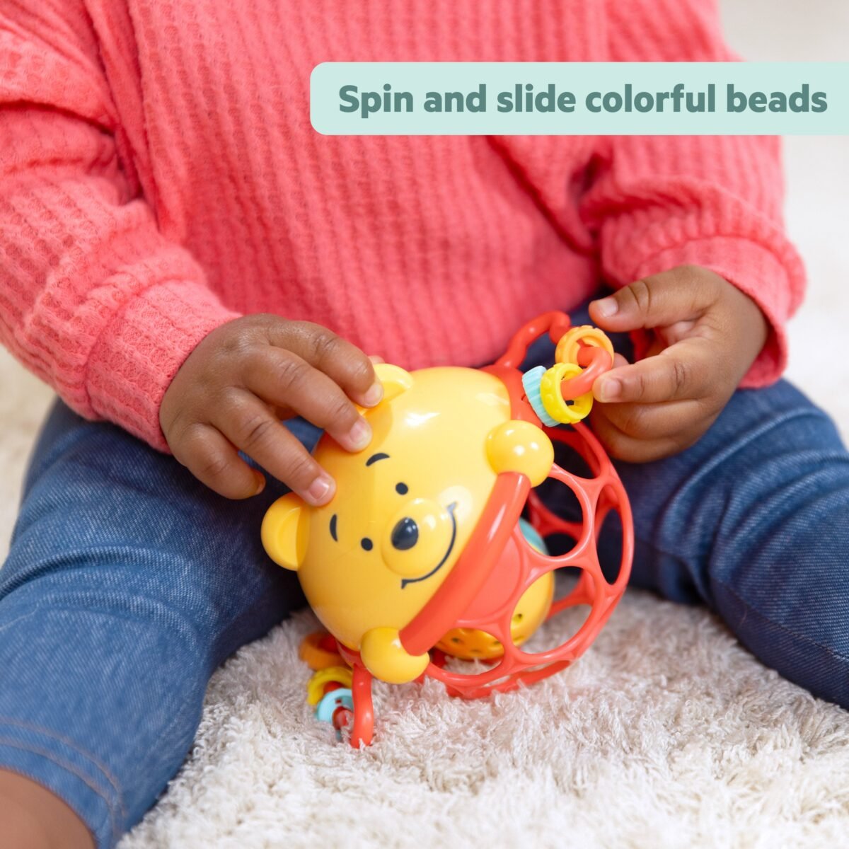 Bright Starts Disney Winnie the Pooh Jingle & Shake Baby Rattle Toy - Image 4