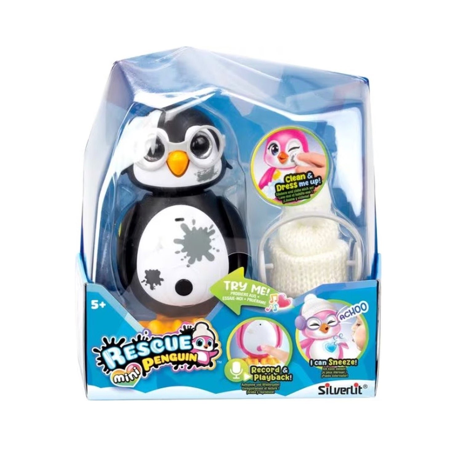 88644-6.jpg Rescue Mini Penguin Collectible Toy – Black - Image 1