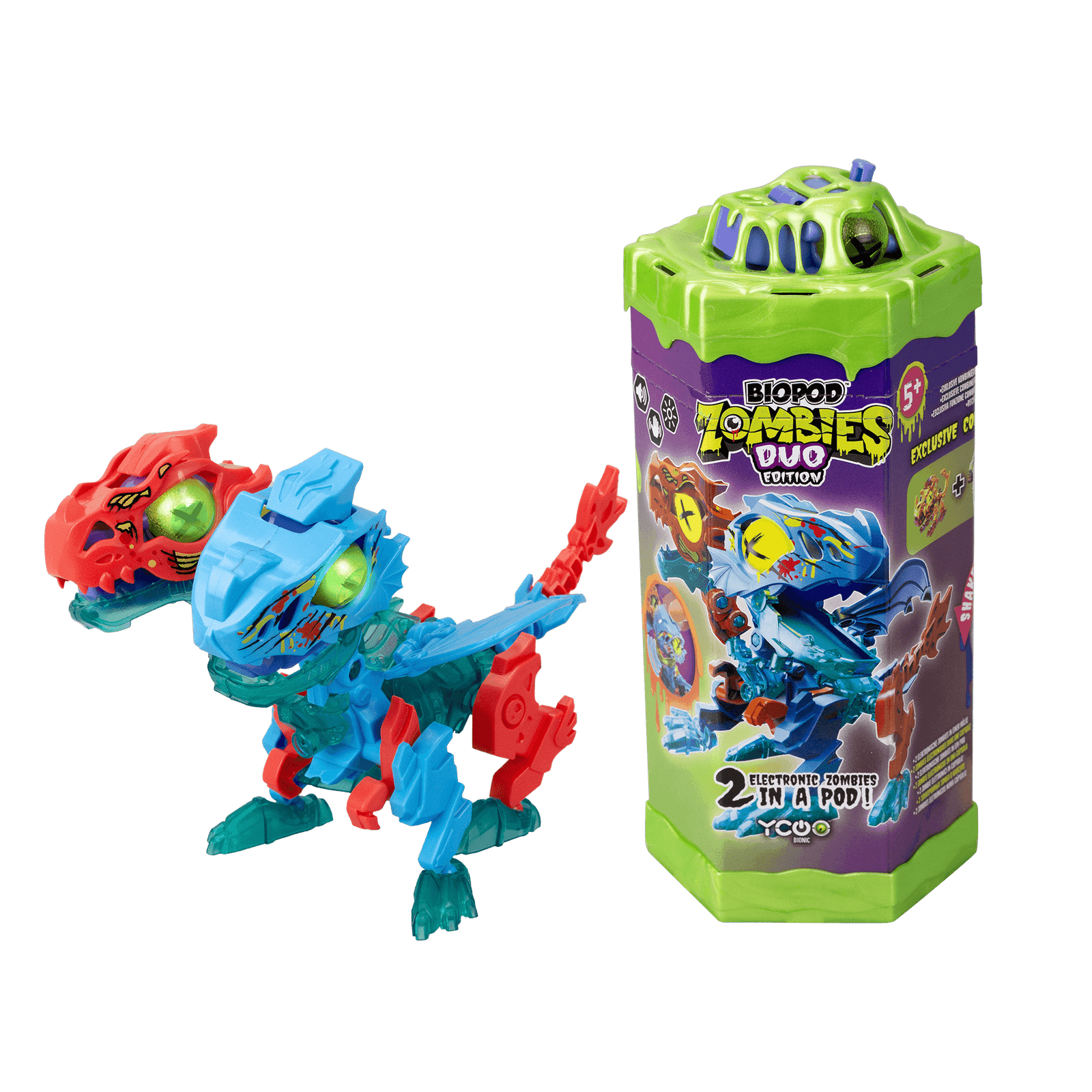 88691_Combo-B Silverlit Biopod Zombie Duo Electronic Buildable Creature Set - Image 1