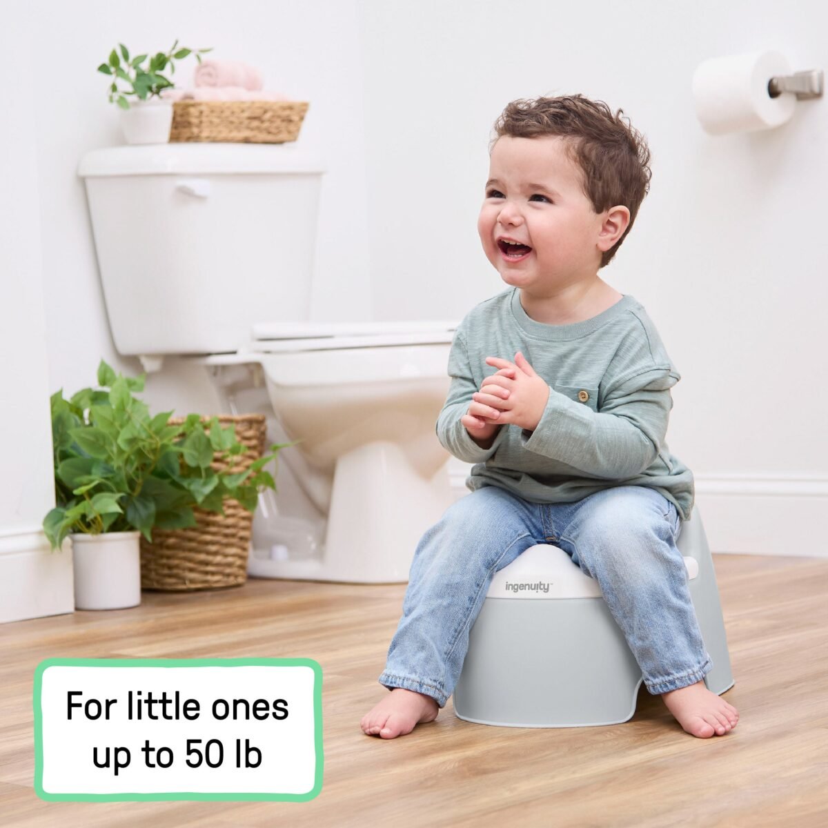 Ingenuity Full Comfort Potty - Grey - Image 3