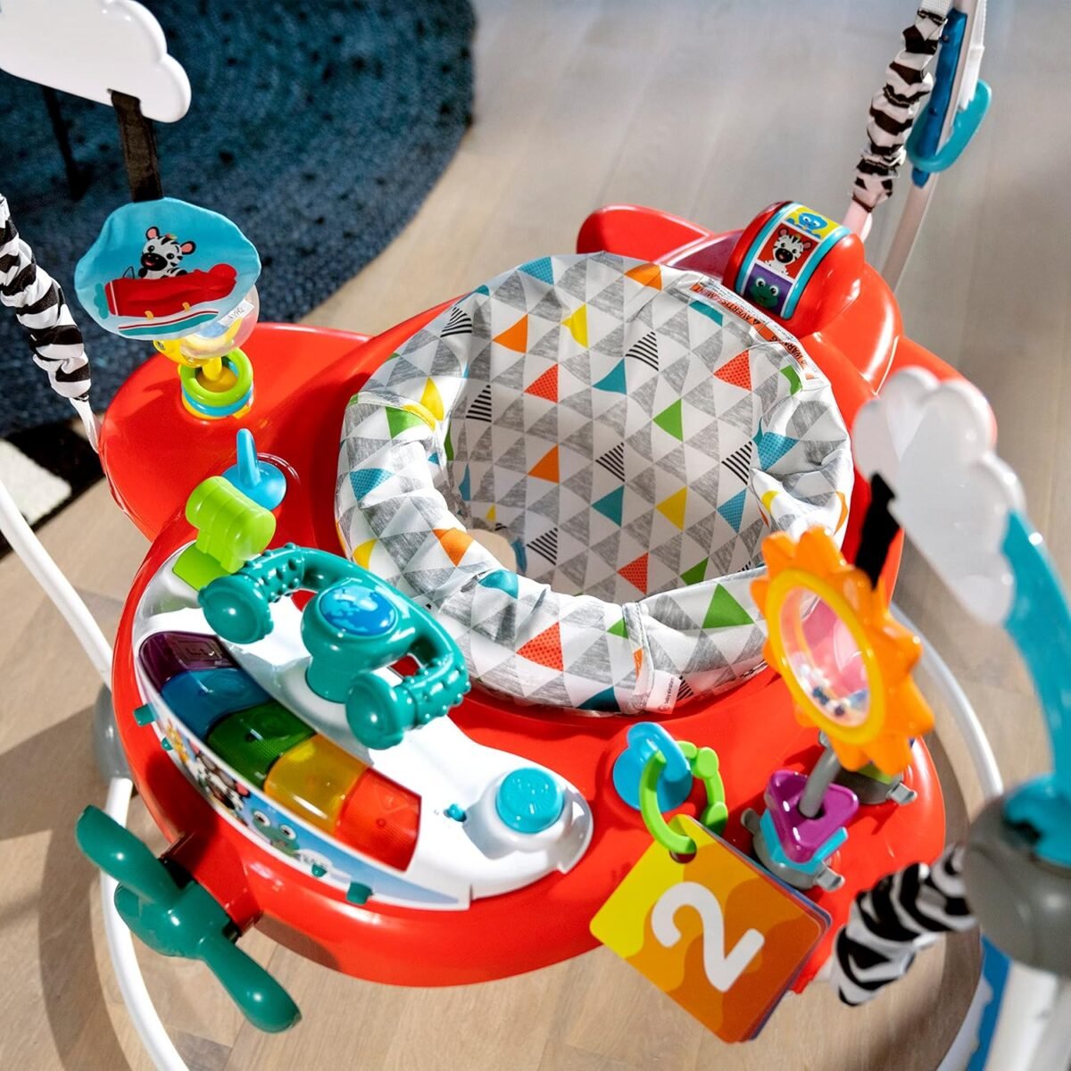 Baby Einstein Ocean Explorers Airplane Adventure 2-in-1 Activity Jumper | Interactive Baby Activity Center | Ages 6–12 Months - Image 6