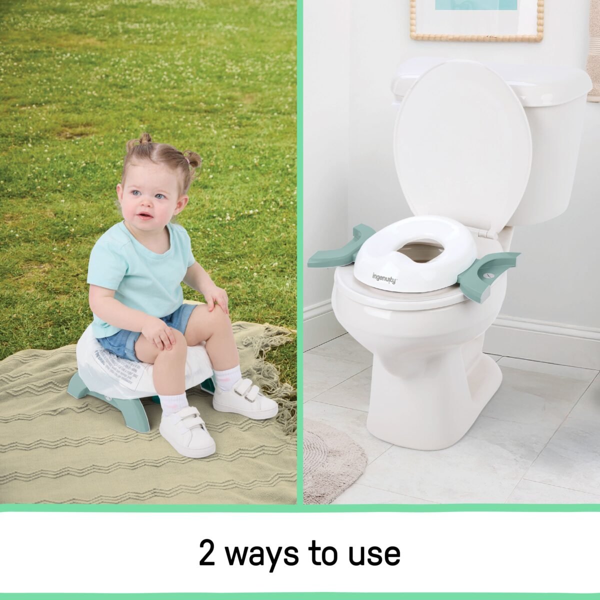 Ingenuity My Travel Potty 2-in-1 Portable Potty Seat - Image 4