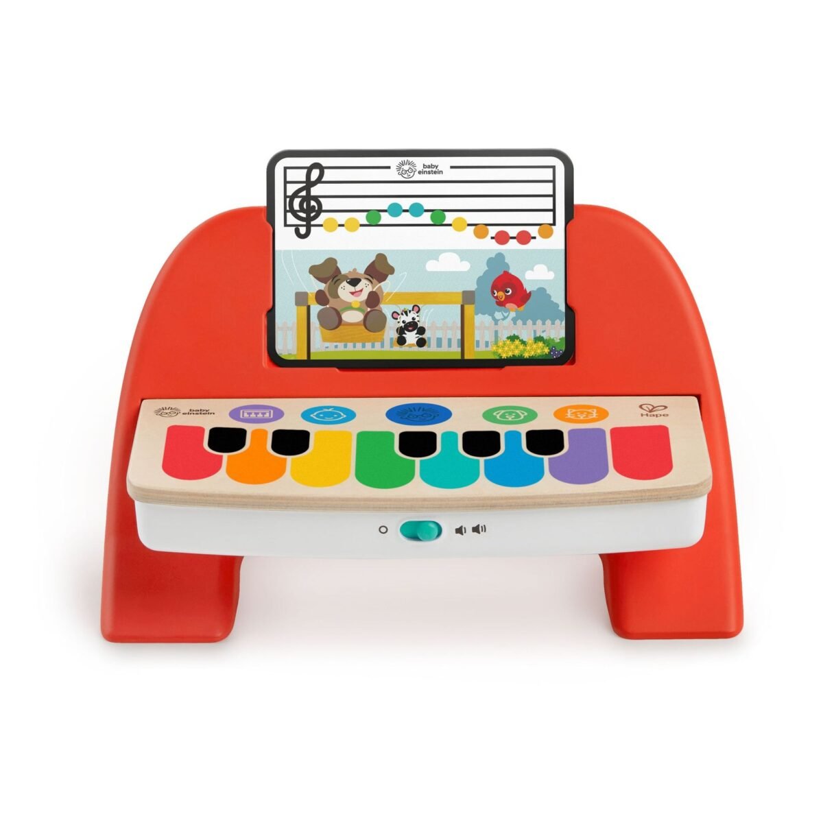 Baby Einstein Hape Cal's First Melodies Magic Touch Piano | Wooden Musical Learning Toy for Babies | Ages 6+ Months - Image 2