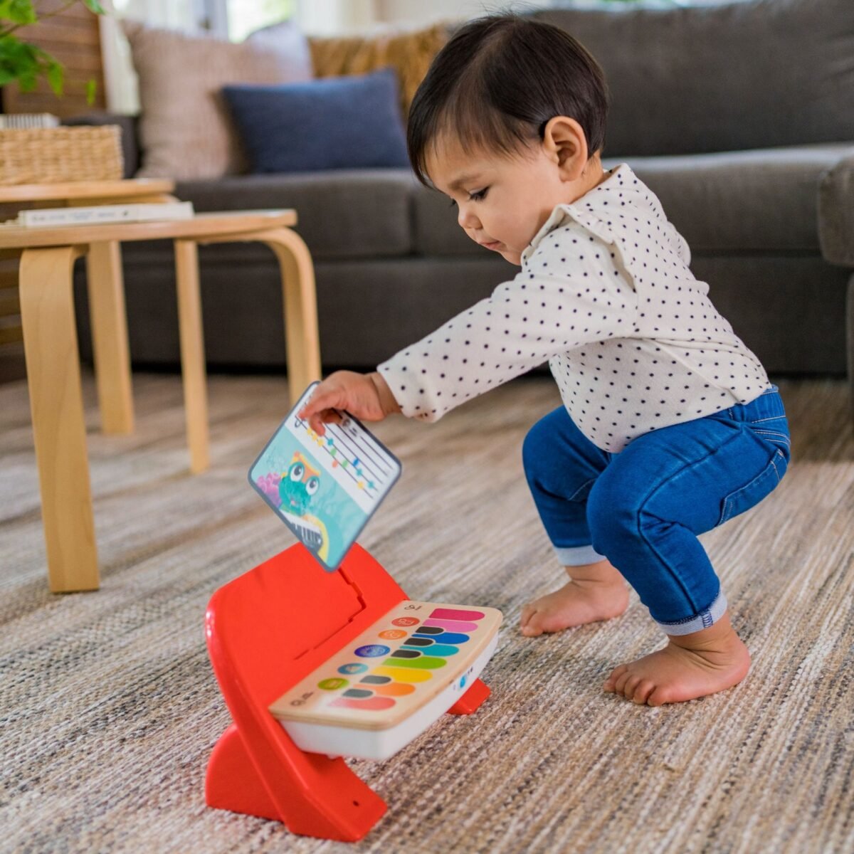 Baby Einstein Hape Cal's First Melodies Magic Touch Piano | Wooden Musical Learning Toy for Babies | Ages 6+ Months - Image 5