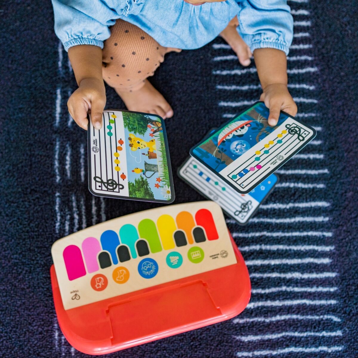 Baby Einstein Hape Cal's First Melodies Magic Touch Piano | Wooden Musical Learning Toy for Babies | Ages 6+ Months - Image 4