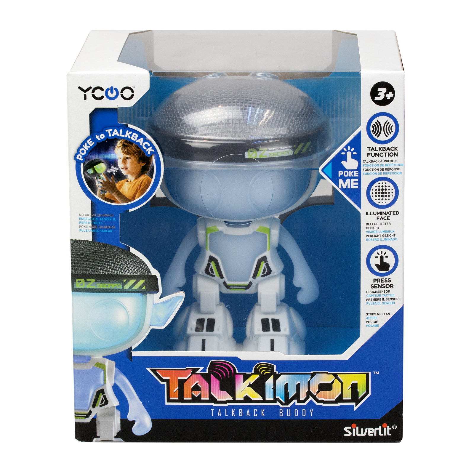 Silverlit-88494-Silverlit_20Ycoo_20Talkimon_20_11.png Silverlit Talkimon Interactive Voice Robot – White - Image 1