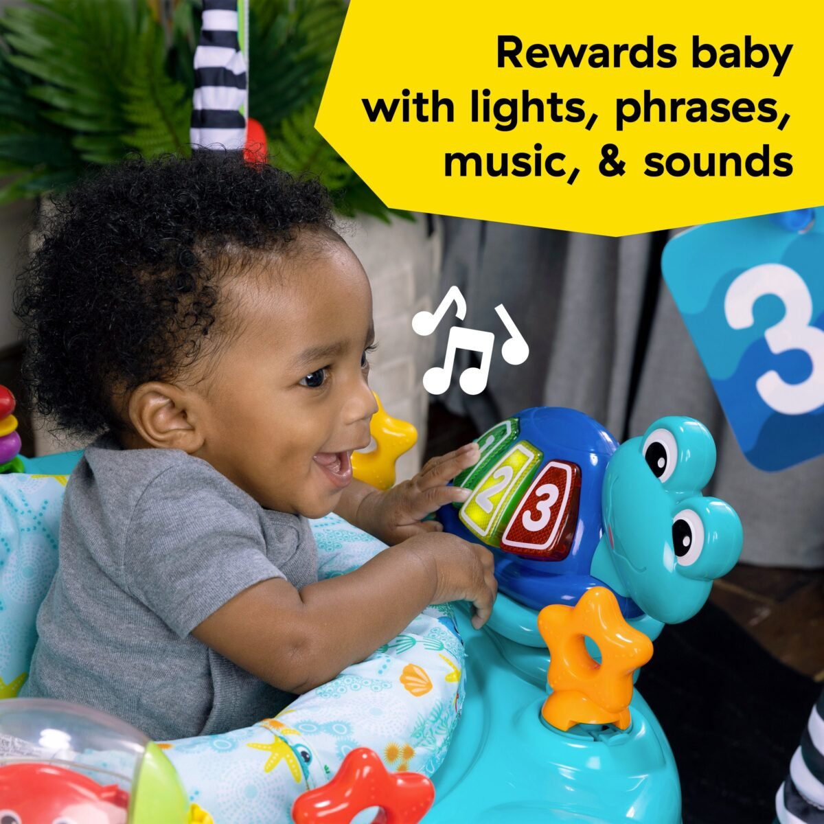 Baby Einstein Ocean Explorers Curiosity Cove 2-in-1 Activity Jumper | Interactive Learning Center for Babies | Ages 6–12 Months - Image 6