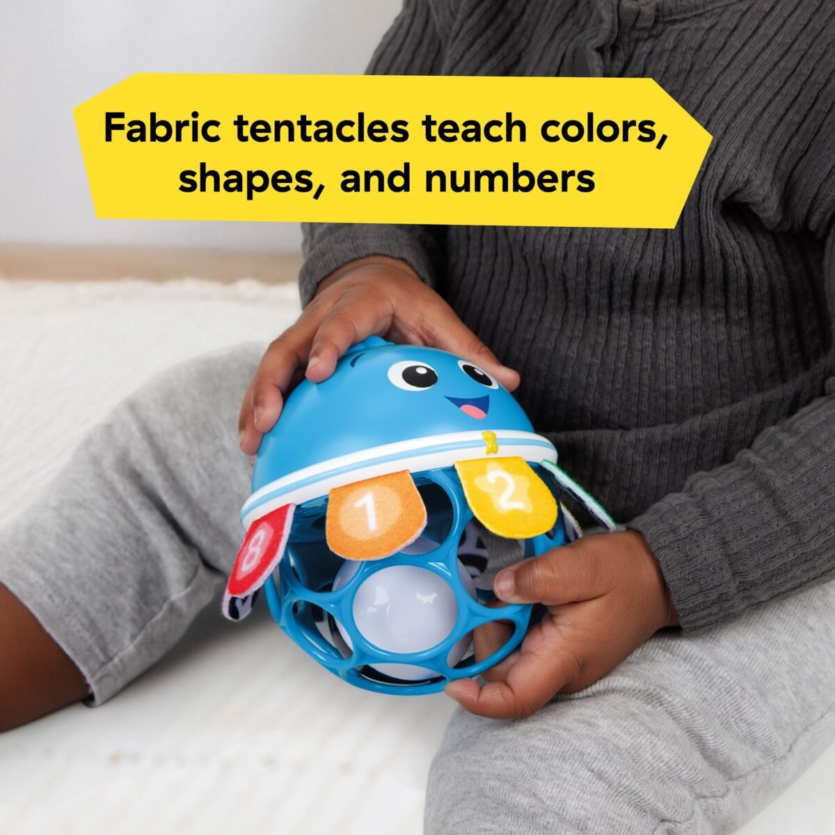 Baby Einstein Opus Jingle & Shake Rattle Toy | Easy-Grasp Musical Baby Rattle | Ages 3+ Months - Image 2