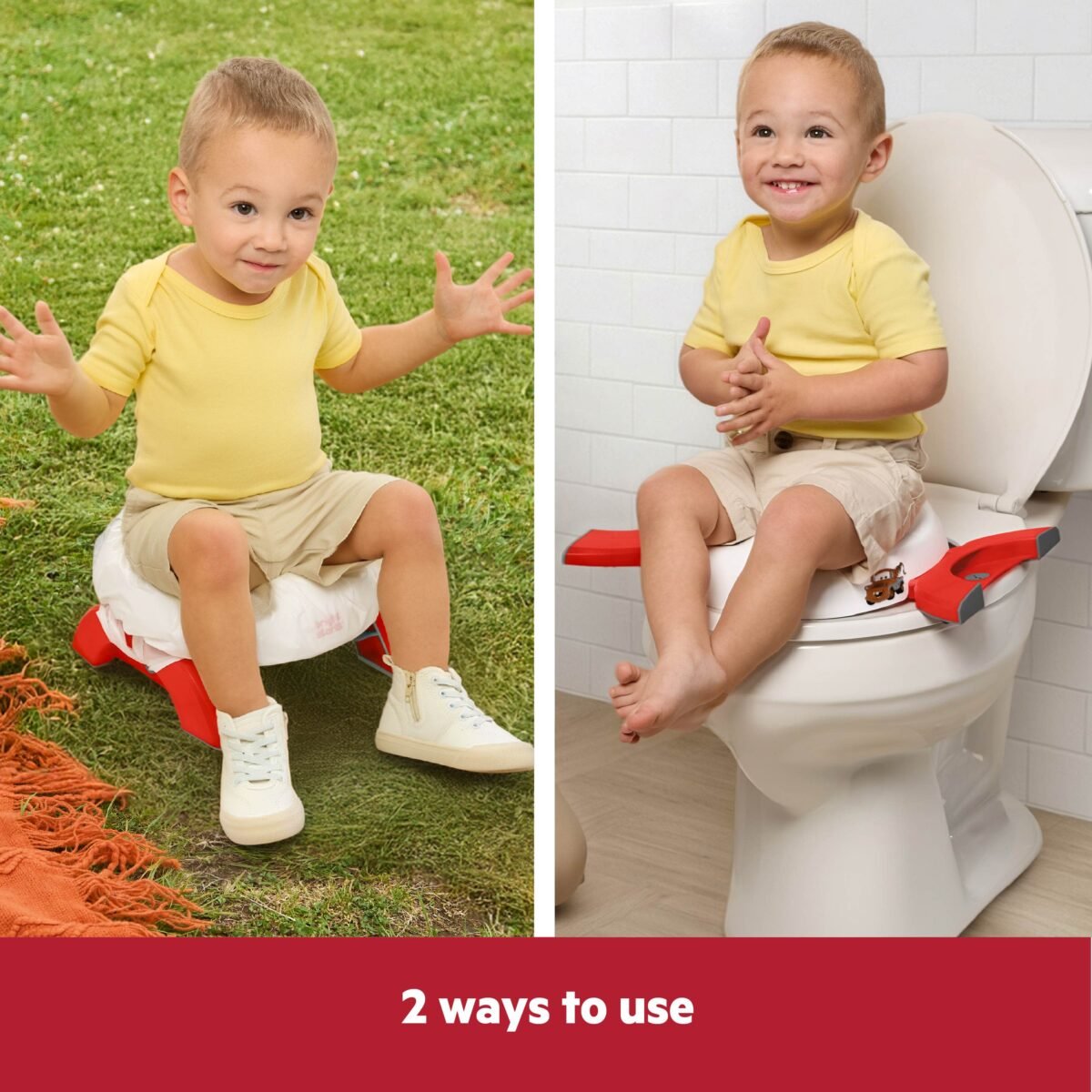 Bright Starts Disney Pixar Cars 2-in-1 My Travel Potty for Toddlers - Image 4