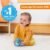 Bright Starts Oball Easy-Grasp Baby Rattle Toy – Blue - Image 2