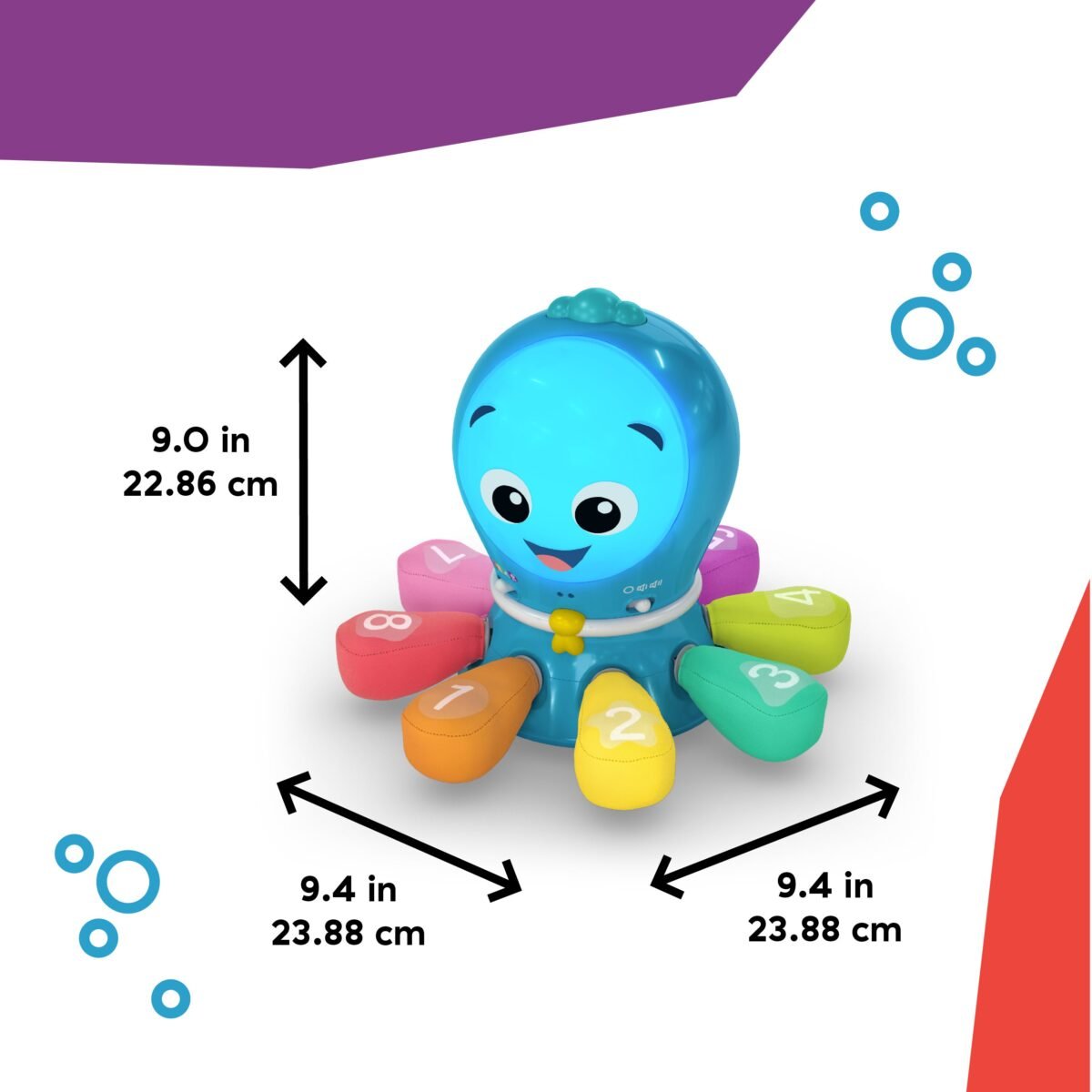 Baby Einstein Go Opus Go Crawl N Chase Activity Toy | Interactive Crawling & Musical Learning Toy | Ages 6+ Months - Image 2