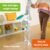 Bright Starts Dine Delight Compact Folding High Chair with 3-Section Plate – Playful Paradise - Image 5