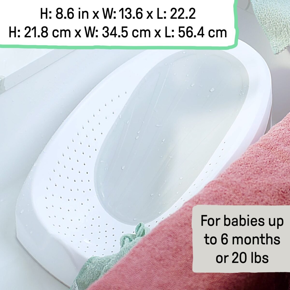 Summer Easy Rinse Baby Bather - Gray - Image 3