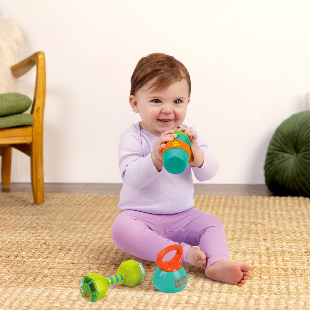 Bright Starts Off to the Gym 3-Piece Baby Toy Gift Set for Early Development - Image 6