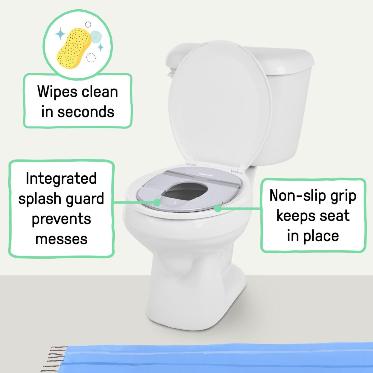 Ingenuity Fold Away Travel Potty Seat - Image 4