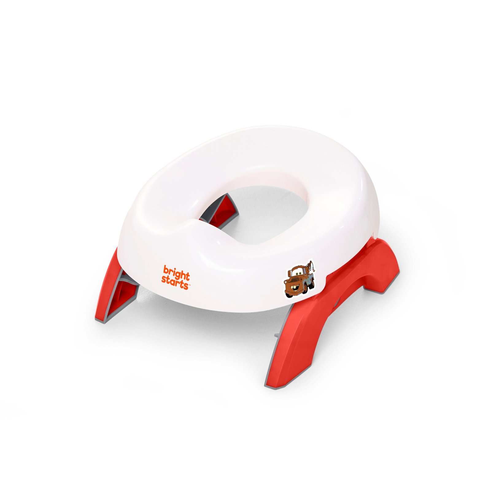 d8cc629b9c9771b5574b561be12a96de9f0a7bd4.jpg Bright Starts Disney Pixar Cars 2-in-1 My Travel Potty for Toddlers - Image 1