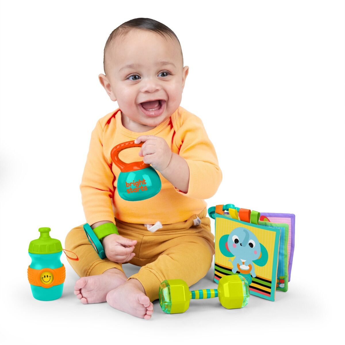 Bright Starts Gym 5-Piece Baby Toy Gift Set for Sensory Play & Development - Image 2