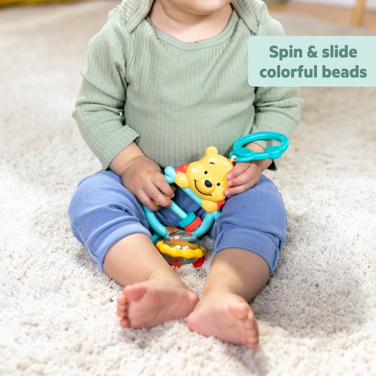 Bright Starts Disney Winnie the Pooh Busy Bear Baby Activity Toy - Image 3